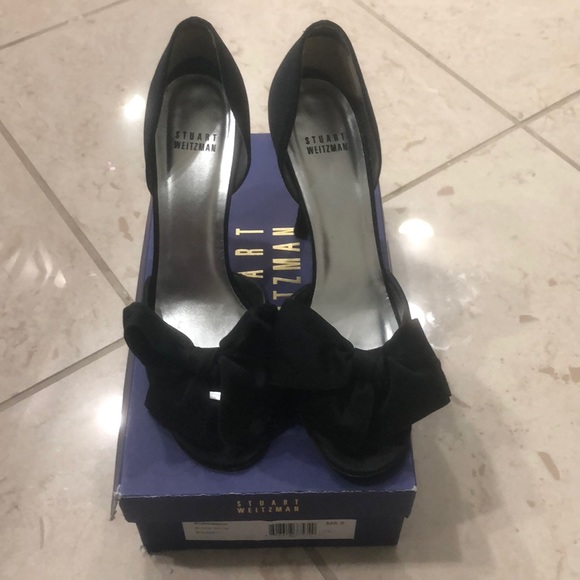 stuart weitzman bow heels